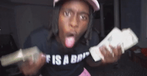 Kai Cenat Excited Money Dance GIF