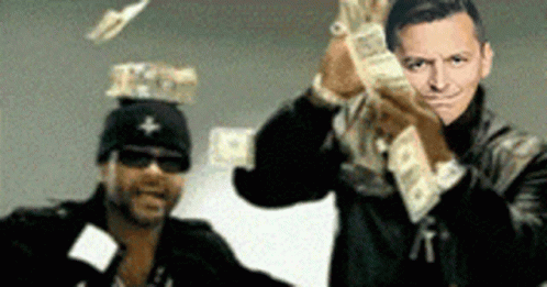 Funny Money Dance Face Swap GIF