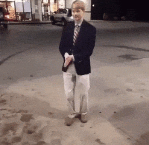 White Boy Backward Money Dance GIF