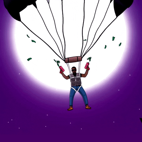 Money Gun Dot Cromwell Animation GIF