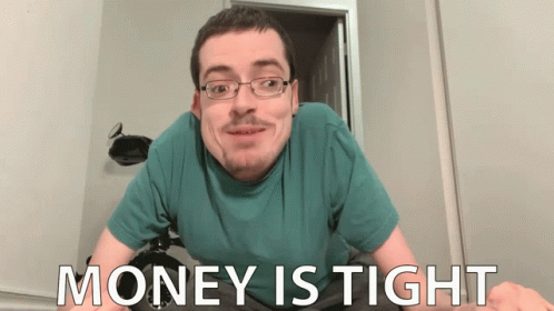 Money Is Tight GIF