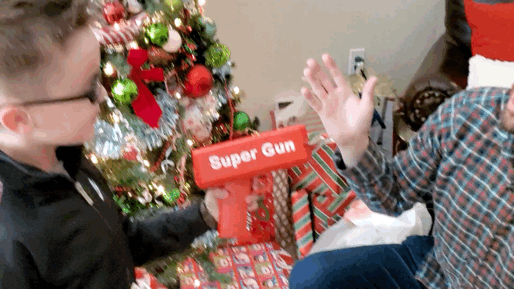 Money Rain Christmas Kid GIF