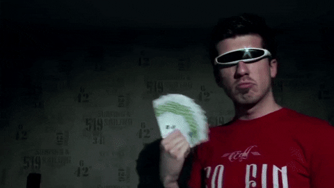 Money Rain Funny Guy GIF