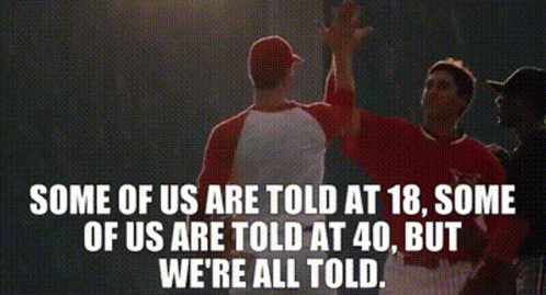 Moneyball Inspirational We're All Told GIF