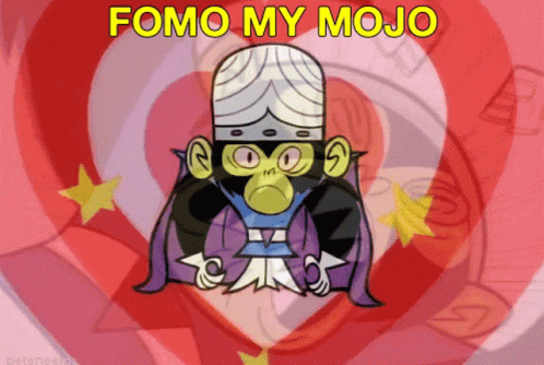 Monkey Cartoon Fomo My Mojo