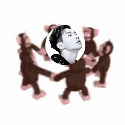 Monkey Circle Henry Lau GIF