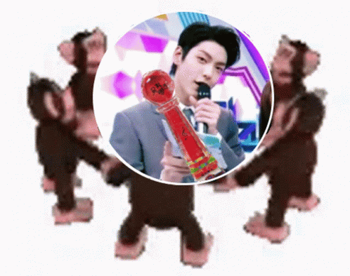 Monkey Circle Soobin Receive Award GIF