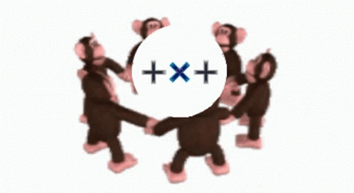Monkey Circle Txt GIF