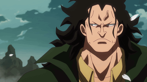 Monkey D Dragon Closing His Eyes GIF