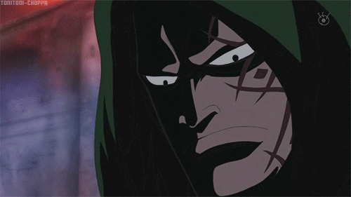 Monkey D. Dragon Serious Face GIF