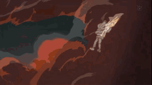 Monkey D Garp Flying Technique GIF