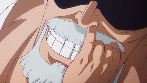 Monkey D Garp Silly Moment GIF