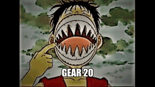 Monkey D. Luffy Gear 20 GIF