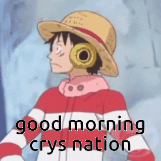 Monkey D Luffy Wearing Headphones
