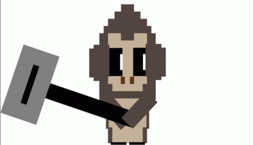 Monkey Hammer Time GIF