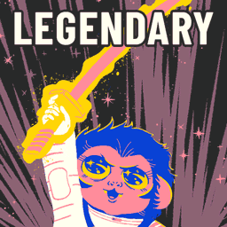 Monkey Holding Sword Legendary