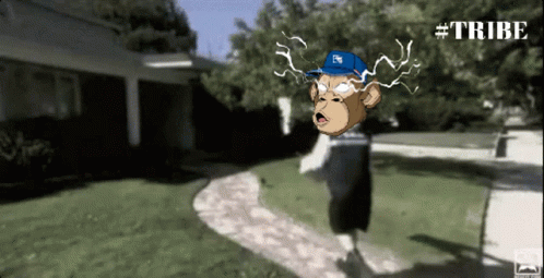 Monkey In Blue Hat Saying Tribe GIF