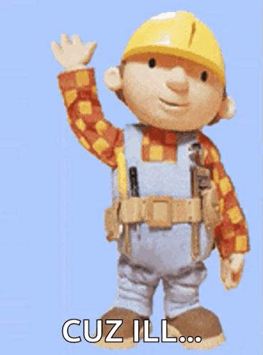 Monkey in Hard Hat and Glasses Says Can We Fix It Yes We Can