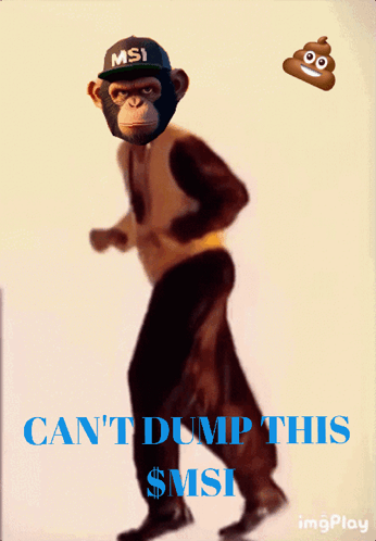 Monkey In MSI Hat Dancing GIF