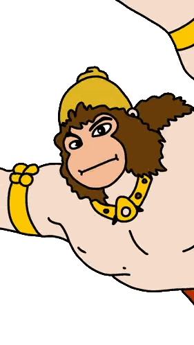 Monkey in Yellow Hat and Gold Necklace