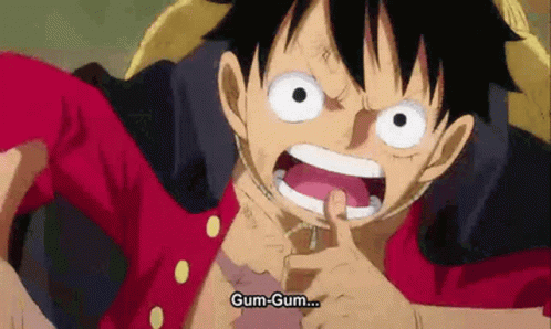 Monkey Luffy Fighting Against Big Mom GIF