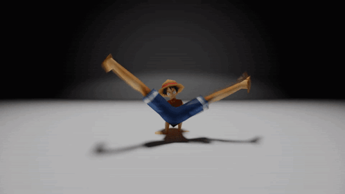 Monkey Luffy Spinning GIF