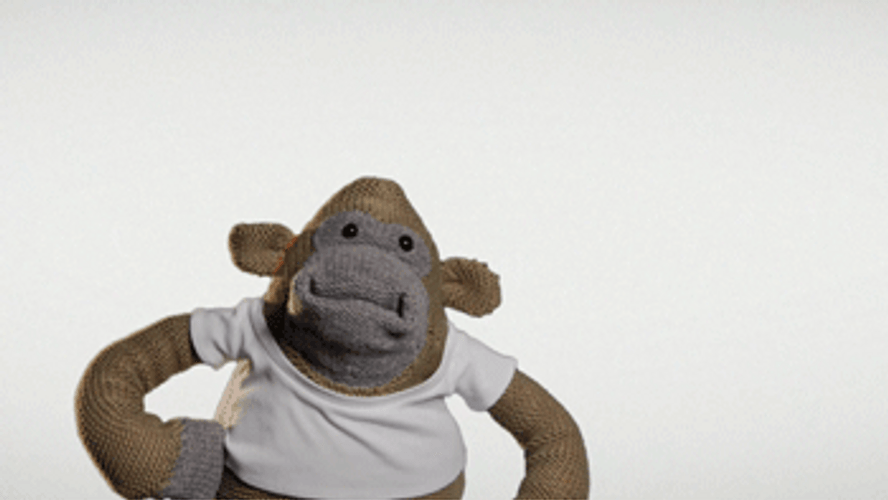 Monkey Puppet Oh Snap GIF