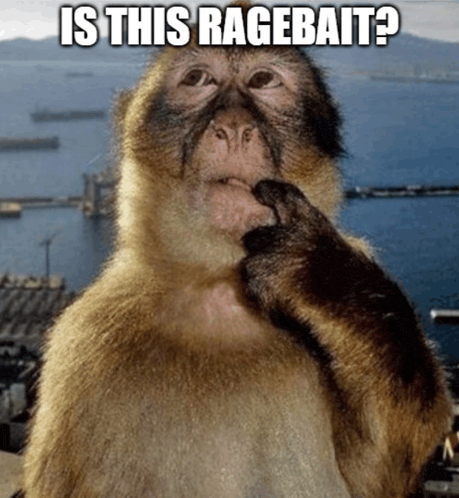 Monkey Ragebait Meme GIF