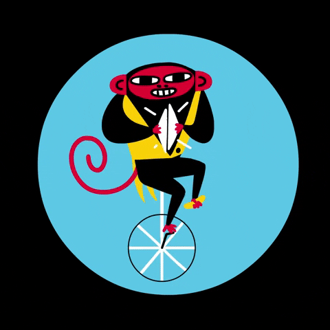 Monkey Right Foot Creep GIF