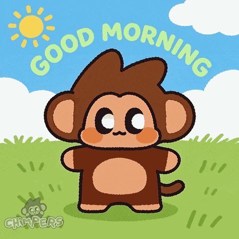 Monkey Saying Good Morning GIF