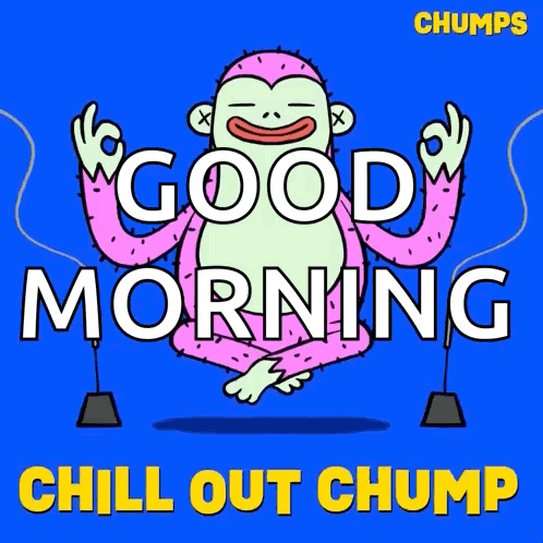 Monkey Saying Good Morning