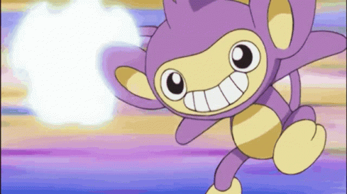 Monkey Spinning Aipom Character GIF