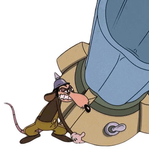 Monkey Standing Next to Blue Object