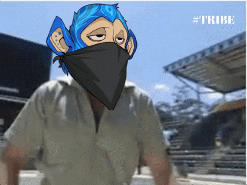 Monkey Wearing Bandana #tribe