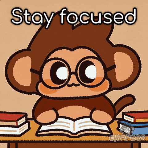 Monkey Wearing Glasses Reading Book