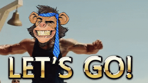 Monkey with Blue Tie Lets Go