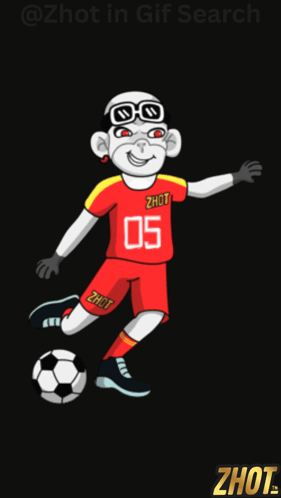 Monkey With Jersey Number 05
