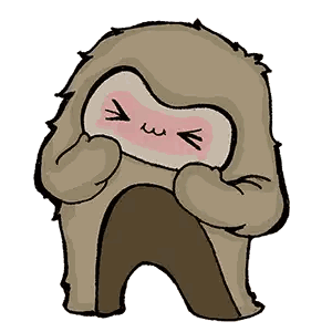Monkey with Pink Face