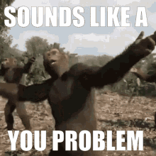 Monkeys Dancing Sounds Like a You Problem