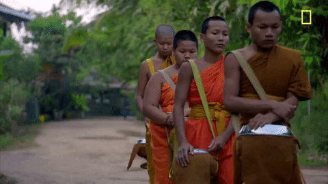 Monks From Laos GIF