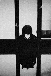 Monochromatic Light Yagami Sitting Down GIF