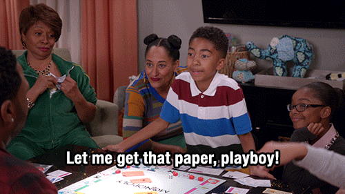 Monopoly Money Around Board Blackish Series GIF
