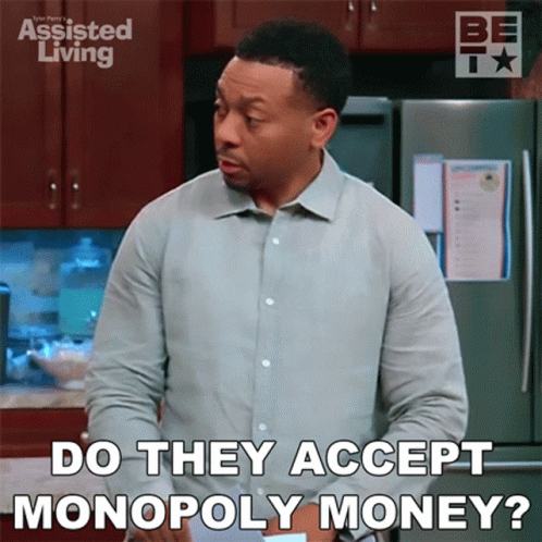 Monopoly Money Assisted Living Jeremy GIF