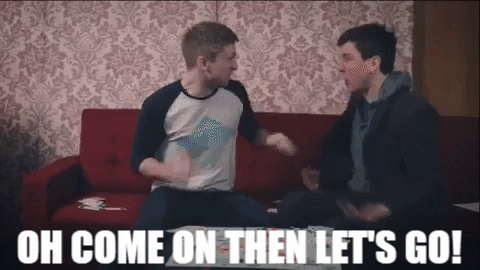 Monopoly Money Scattering And Guys Fighting GIF