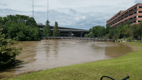Monsoon Flood Spreading In Ground GIF