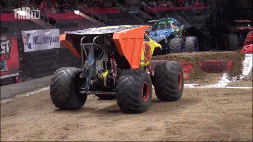 Monster Dump Truck Get A Load Of This GIF