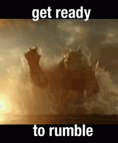 Monster Flying With Get Ready To Rumble GIF