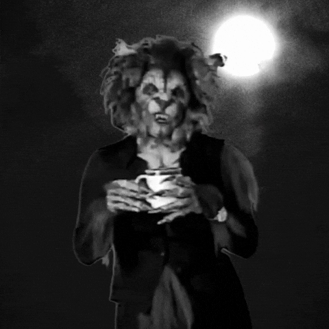 Monster House Eating Drinking Coffee GIF