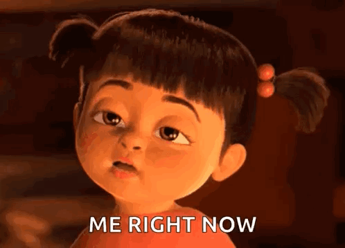 Monster Inc Character Saying Me Right Now