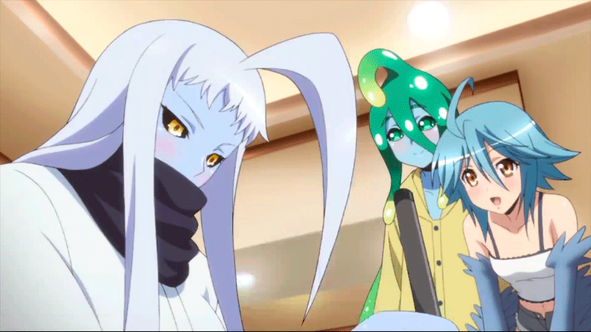 Monster Musume Writing Fast GIF